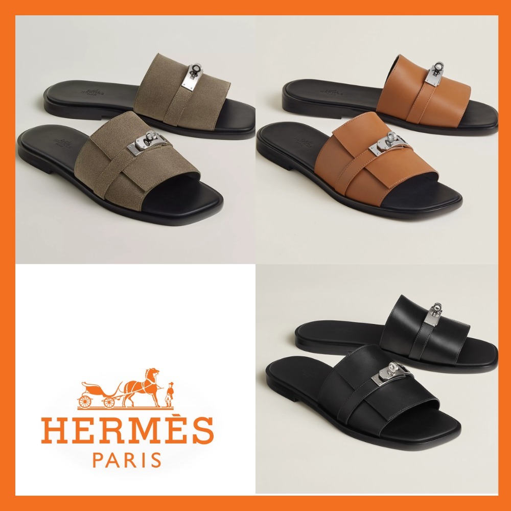 エレガントで上品★【HERMES】レザーサンダル GABRIEL
