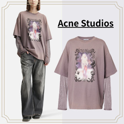 パープル（紫）系 Acne Studios(アクネストゥディオス) Tシャツ