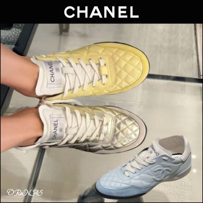 【パステルカラーがかわいい♪】CHANEL☆スニーカー