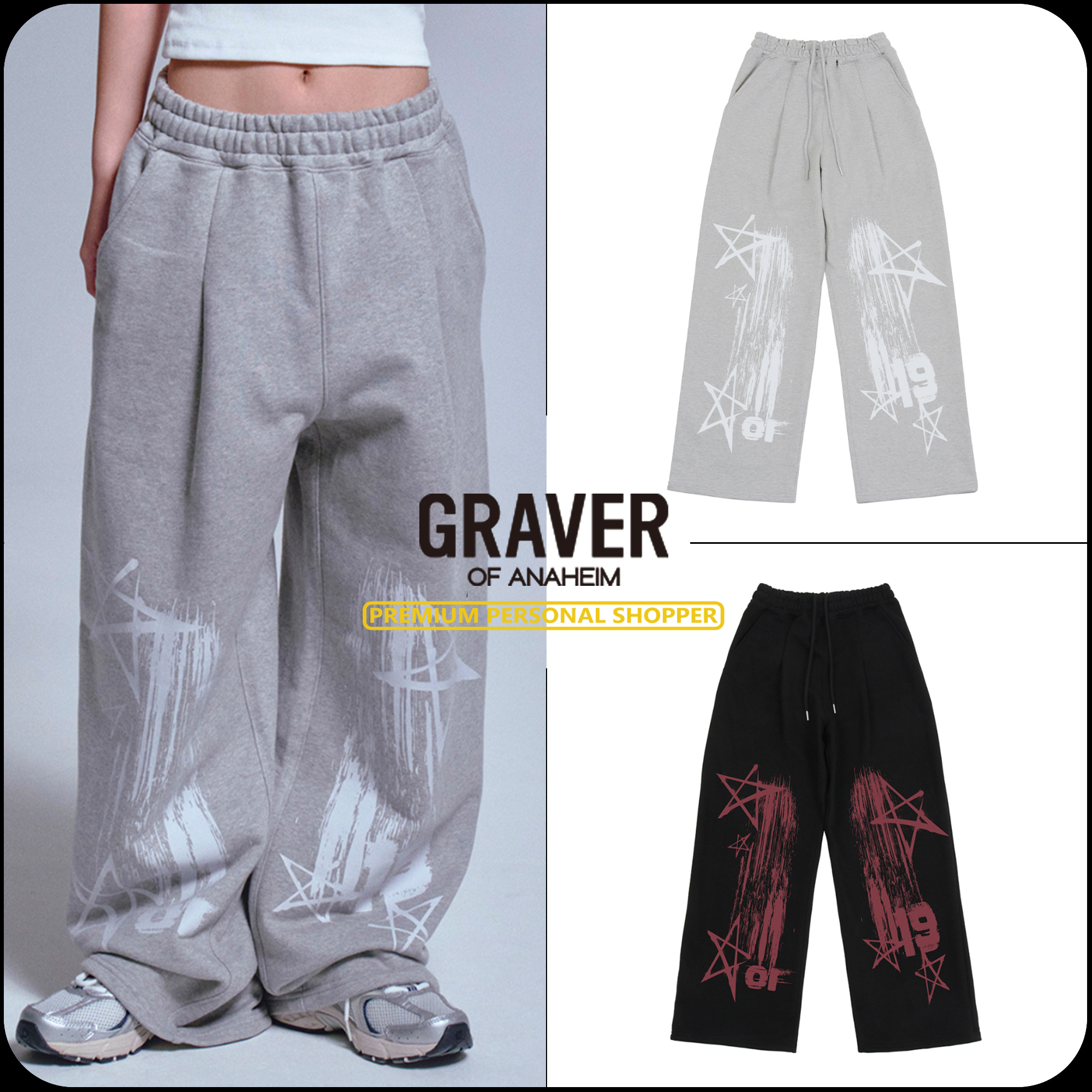 [GRAVER]★25SS★韓国人気★OF_19 TRAINING PINTUCK WIDE PANTS