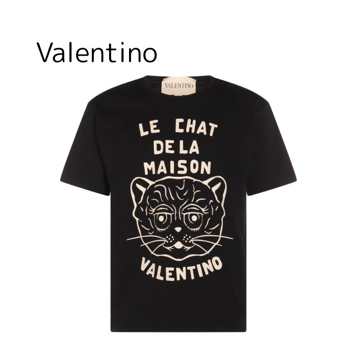 関税込★Valentino★ル シャ デ ラ メゾン コットン Tシャツ