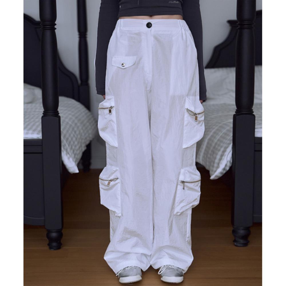 ◆Rose Frantz◆ Twoway Nylon Pocket Pants White