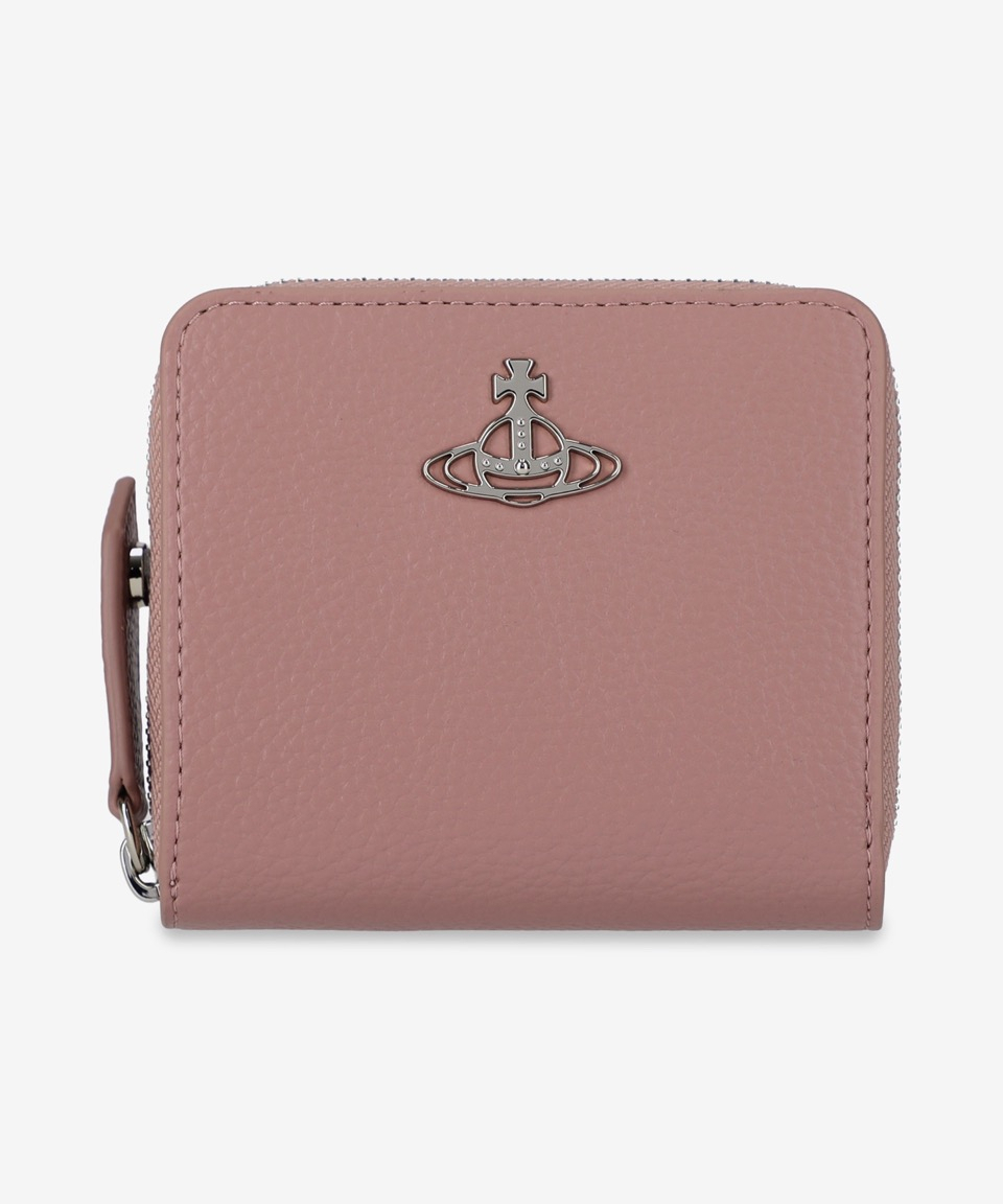 《VIVIENNE WESTWOOD》 ロゴ ミディアム ファスナー ウォレット