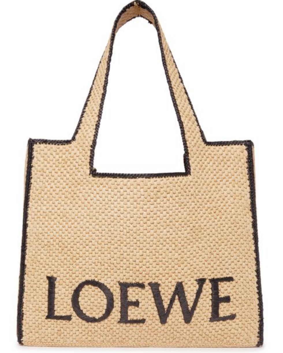 【関税込み★国内発送】LOEWE ロゴ入り ラージ トートバッグ