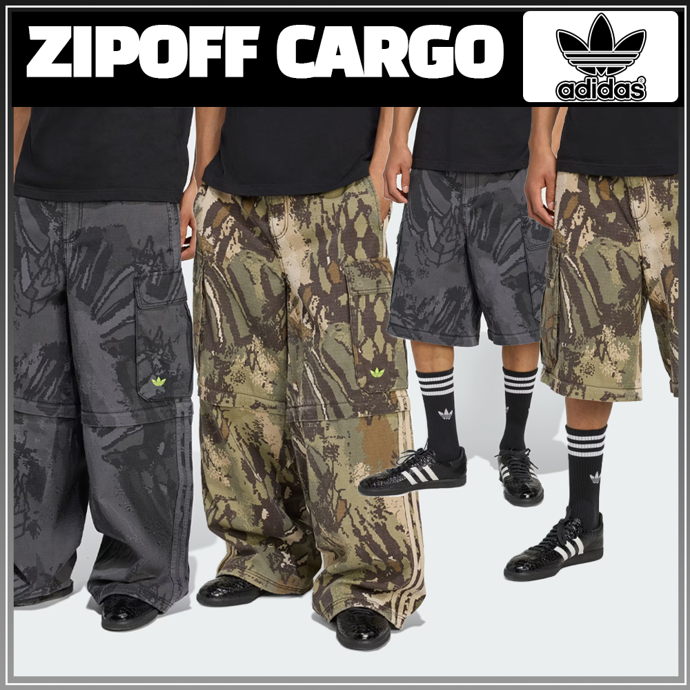 メンズカーゴパンツ★2WAY【ADIDAS】ADIDAS ZIPOFF CARGO