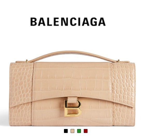 BALENCIAGA ウィメンズ Hourglass ポシェット チェーン付き