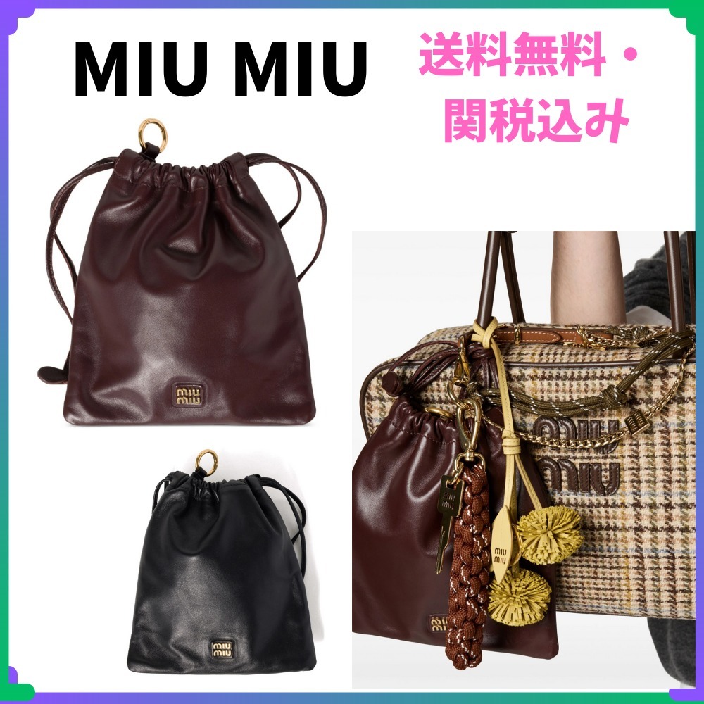 ★MIU MIU★ロゴパッチポーチ