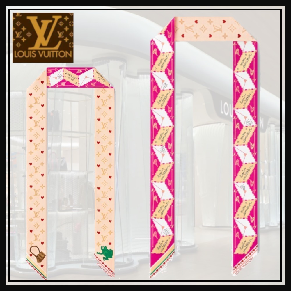 【ポップで可愛い♡】Louis Vuitton ツイリー