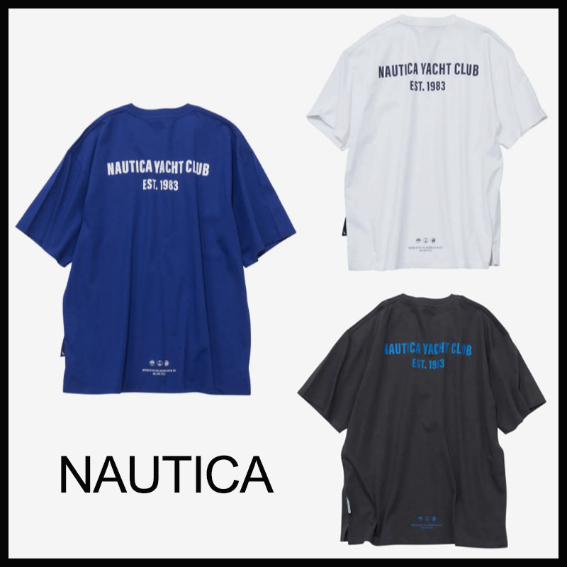☆ NAUTICA ☆ YACHT CLUB LETTERING T-SHIRT