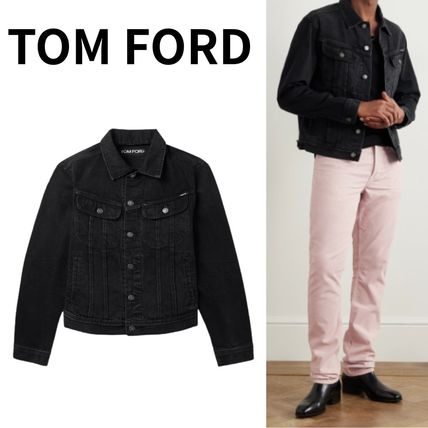 史上最も激安 ブラック（黒）系 デニムジャケット FORD(トムフォード) TOM ジャケット・アウター