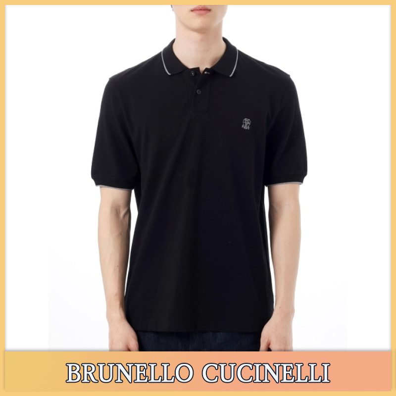 【BRUNELLO CUCINELLI】★送料・関税込★ポロ 半袖 Tシャツ