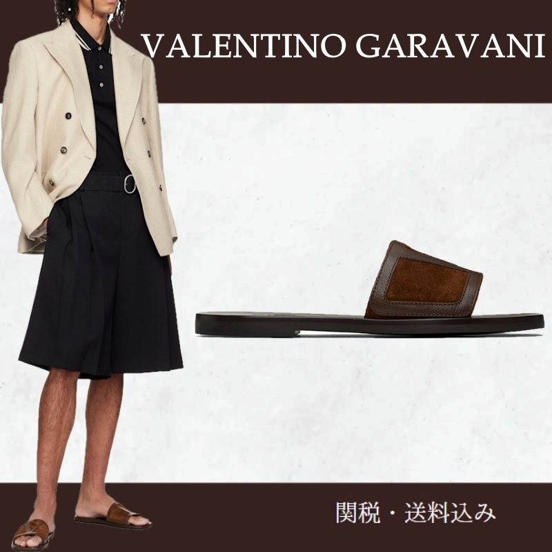 Valentino Garavani★ブラウン Viva Superstar サンダル