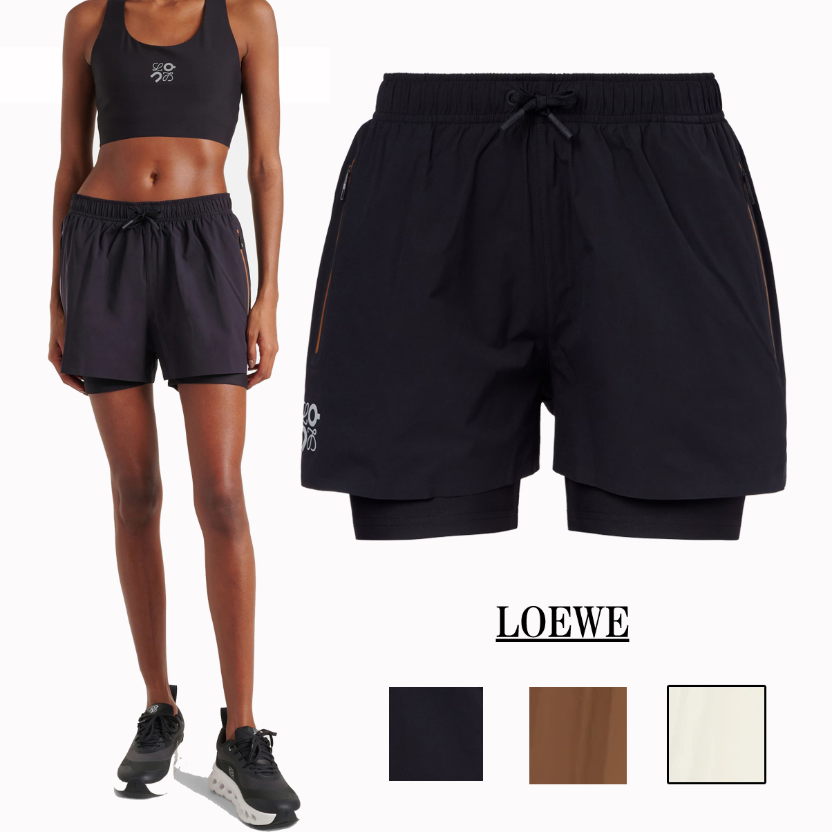 LOEWE On コラボ パフォーマンス ショーツ テクニカルシェル