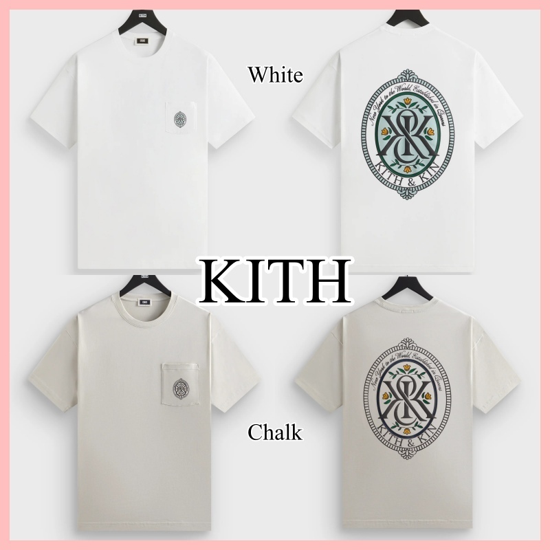 KITH Queens Crest Tシャツ 半袖 White Chalk 送料込み