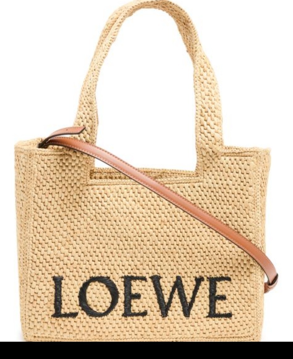 【関税込み★国内発送】LOEWE ロゴ入り ミディアムトートバッグ