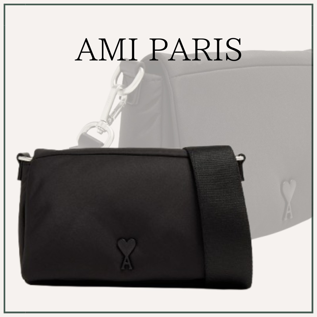 【完売前に！】AMI PARIS / シグネチャー ロゴ ショルダーバッグ