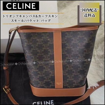 バケットバッグ CELINE Triomphe Canvas(セリーヌ トリオンフ