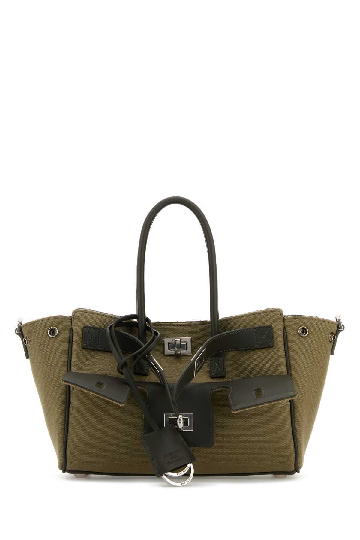【送料&関税込】Balenciaga Army Green Canvas Carry All Bel A