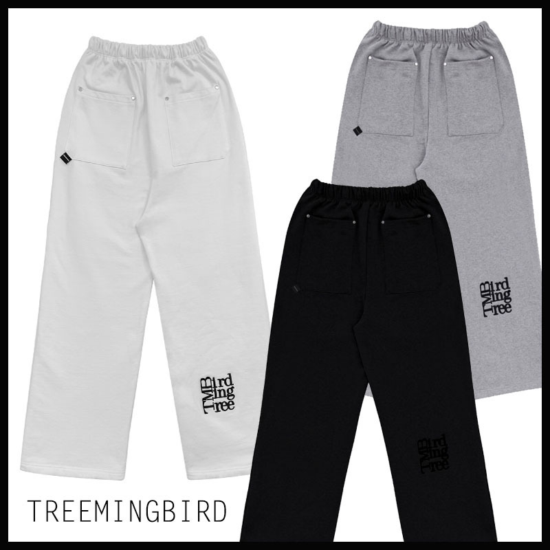 ☆TREEMINGBIRD☆ TMB SQUARE LOGO SWEAT PANTS