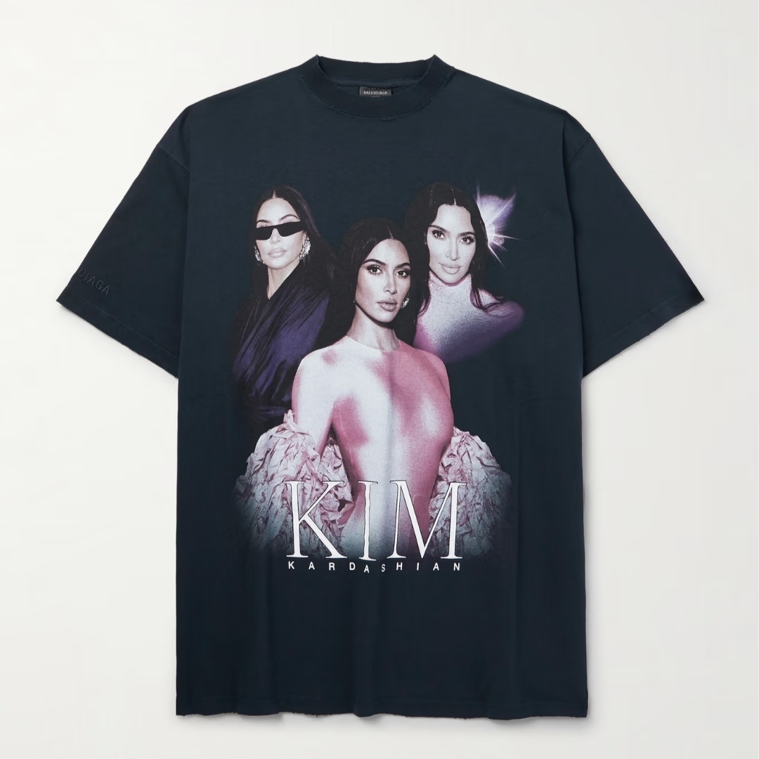 BALENCIAGA バレンシアガ＊コットンジャージー Tシャツ