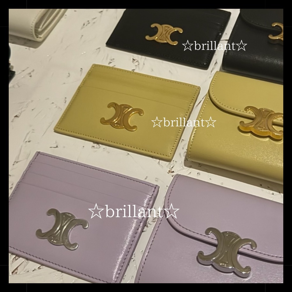 【★直営ラッピング可★】CELINE カードホルダー トリオンフ