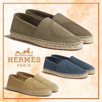 両足揃うとシェーヌダンクル柄 Hermes Izar エスパドリーユ