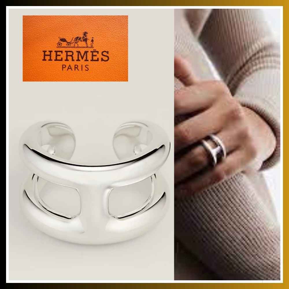 【エルメス】HERMES エルメス Osmose ring リング PM