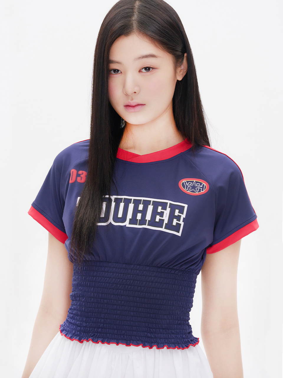 《YOUHEE》 GRAPHIC TRACK JERSEY SMOKING T-SHIRT