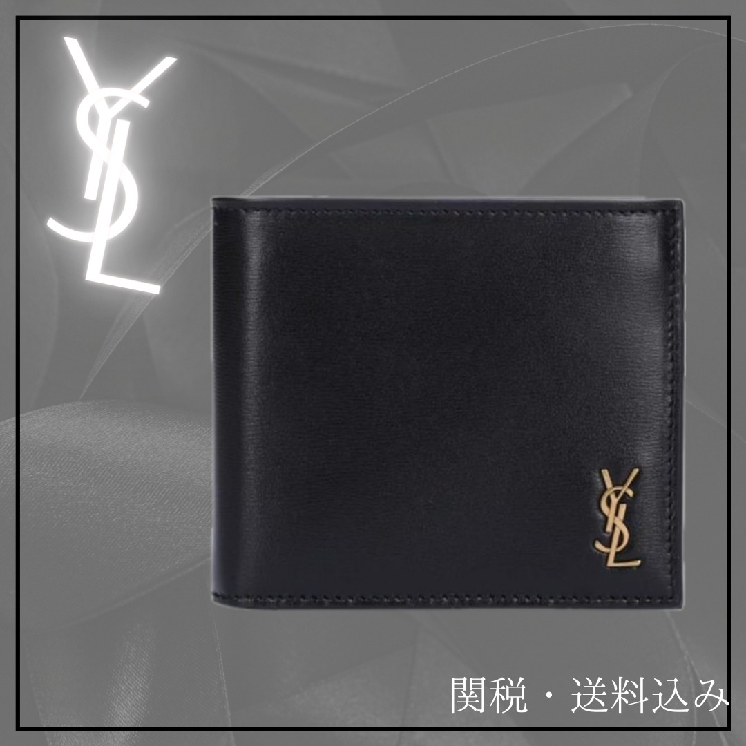 【Saint Laurent】タイニーカサンドラ 二つ折り 財布