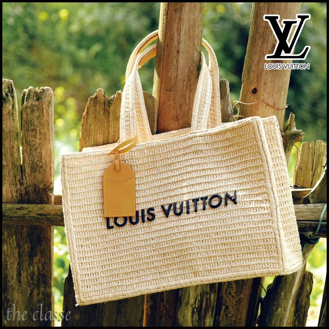 【夏にぴったりかごバッグ】Louis Vuitton サマーショッパーMM