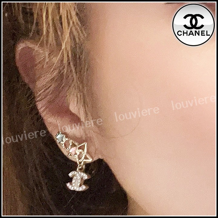 【カラフルで耳元が可愛く♪】CHANEL 25SSP LOOK51 ピアス