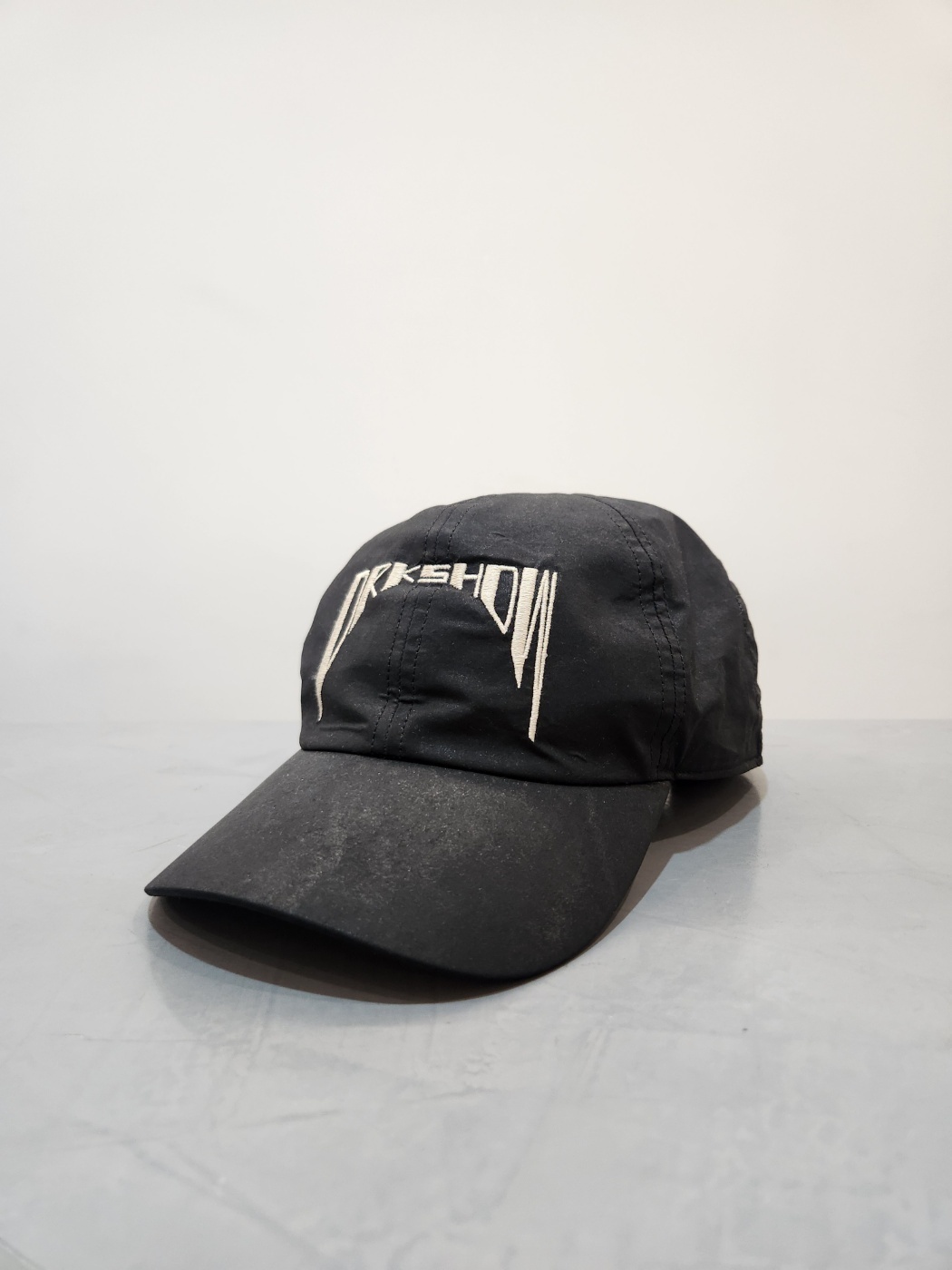 DRKSHDW | BASEBALL CAP BLACK FOIL COTTON POPLIN キャップ 黒