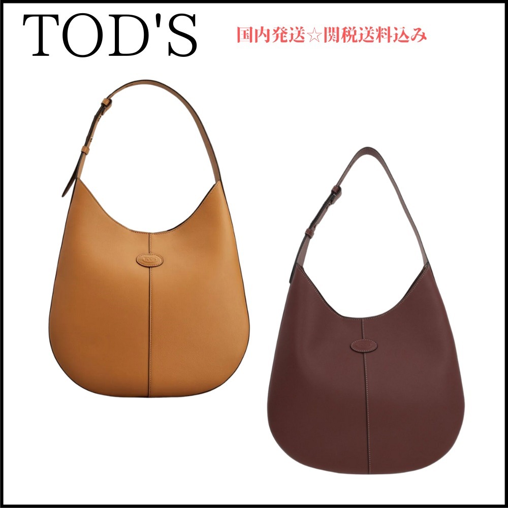 【TOD'S】レザー スモール DI バッグ ホーボー ＊関税送料込み