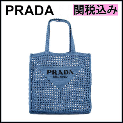 ブルー（青）系 PRADA(プラダ) トートバッグ(レディース) 2