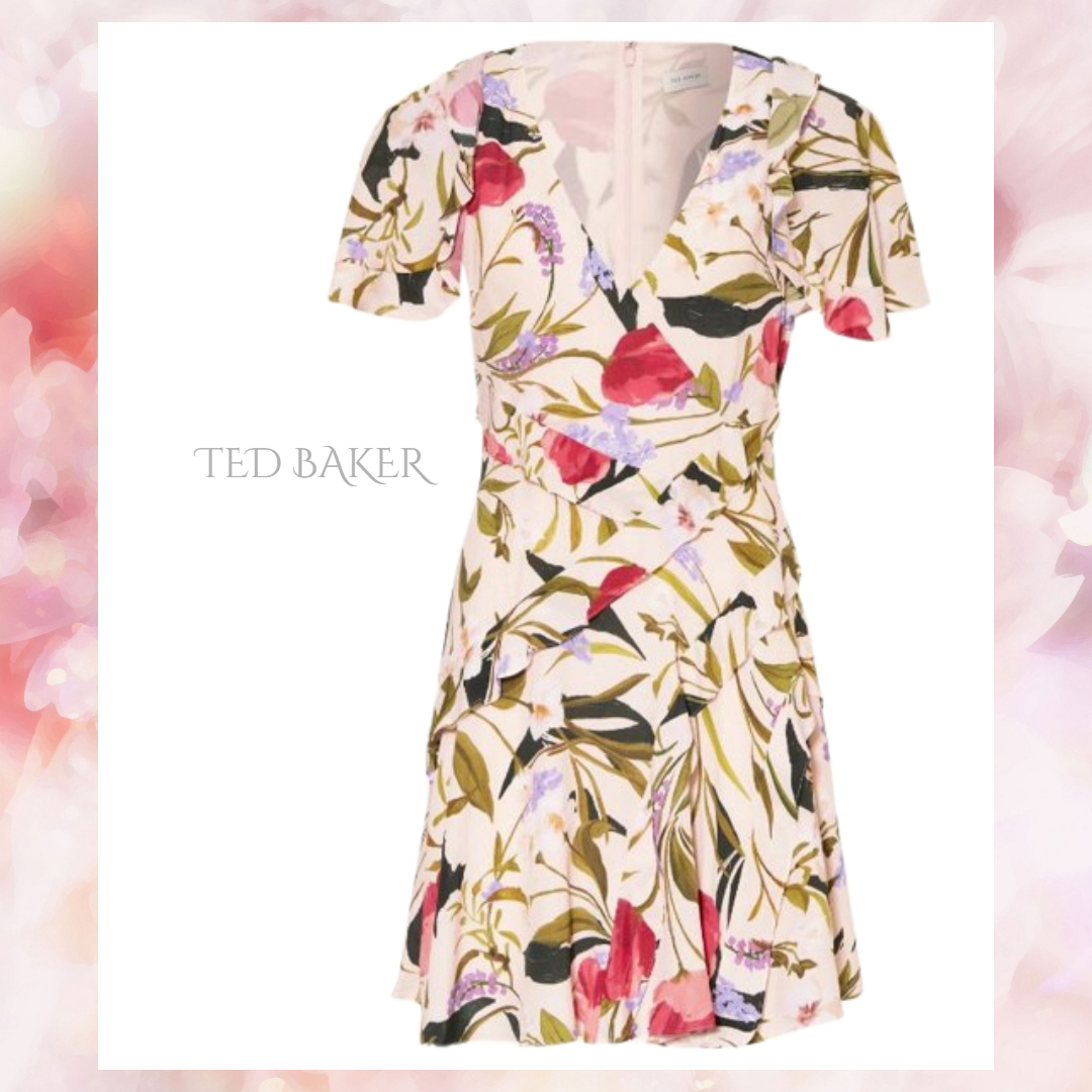 ☆Ted Baker☆ フラワープリントロマンティックドレス・ISSIIA♪