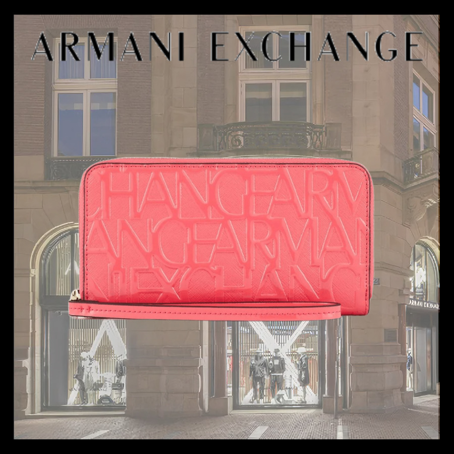 【関税込】ARMANI EXCHANGE ロゴ ウォレット