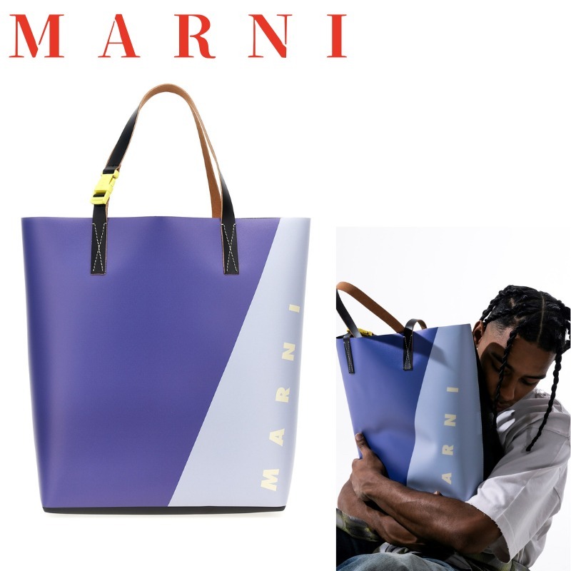【MARNI】Blue/ショッピングバッグ ☆送料関税込み☆