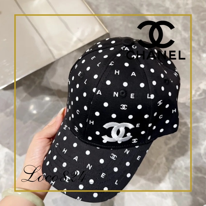 【お洒落♪】シャネル CHANEL コットン キャップ 帽子