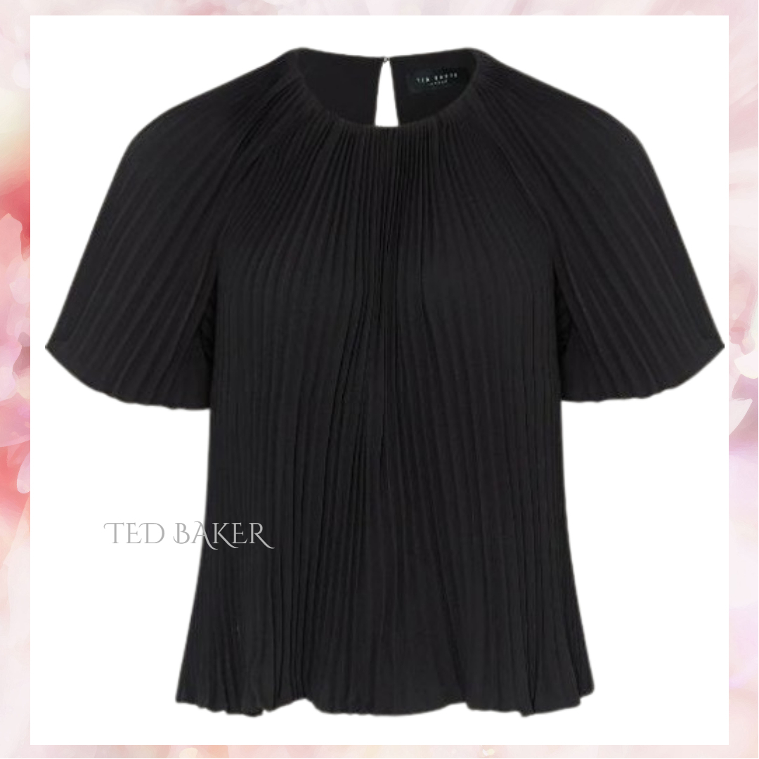 ☆Ted Baker☆ エレガントプリーツ半袖トップス・AGARA♪
