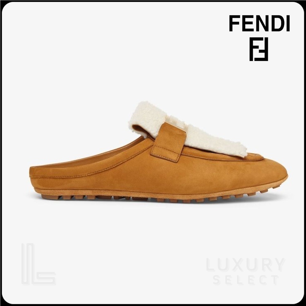 【FENDI】SABOT NABUK MONTONE◆8R8581L4R