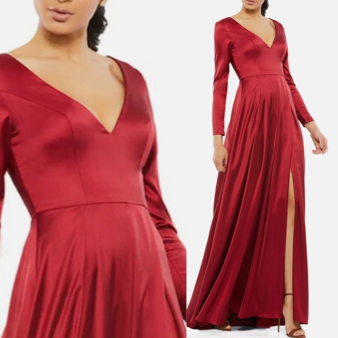 【MAC DUGGAL】関税込★美ラインガウンドレス