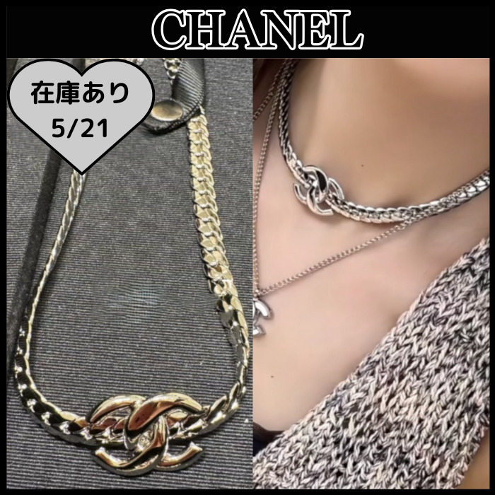 25S◆華やか♪◆CHANEL メタル ゴールド ココマーク ネックレス