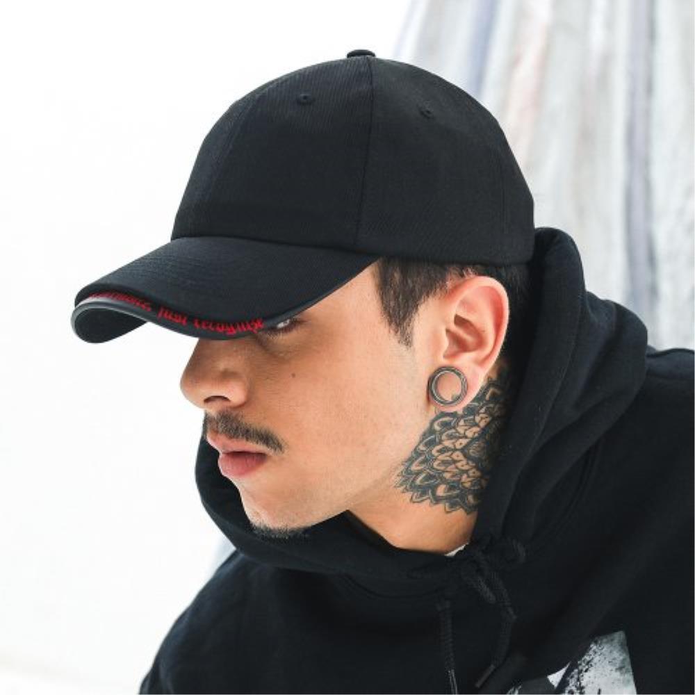 ◆BLACKBLOND◆ Vivid Revolution Double Visor Cap Black