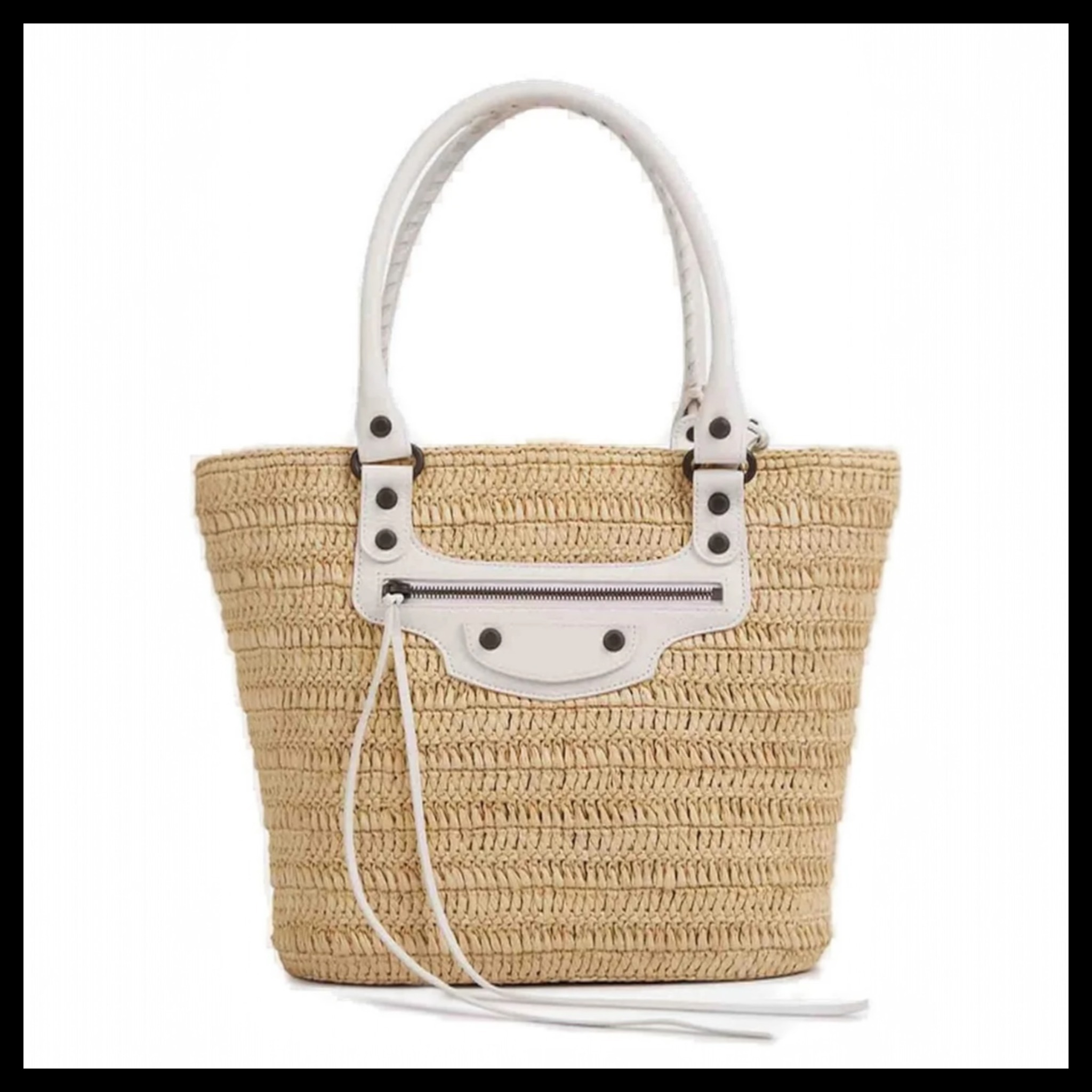 【夏感じる♪】BALENCIAGA ル・カゴール ラフィア バスケット