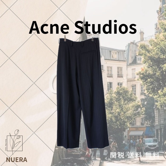 Acne Studios ピンストライプ トラウザーズ