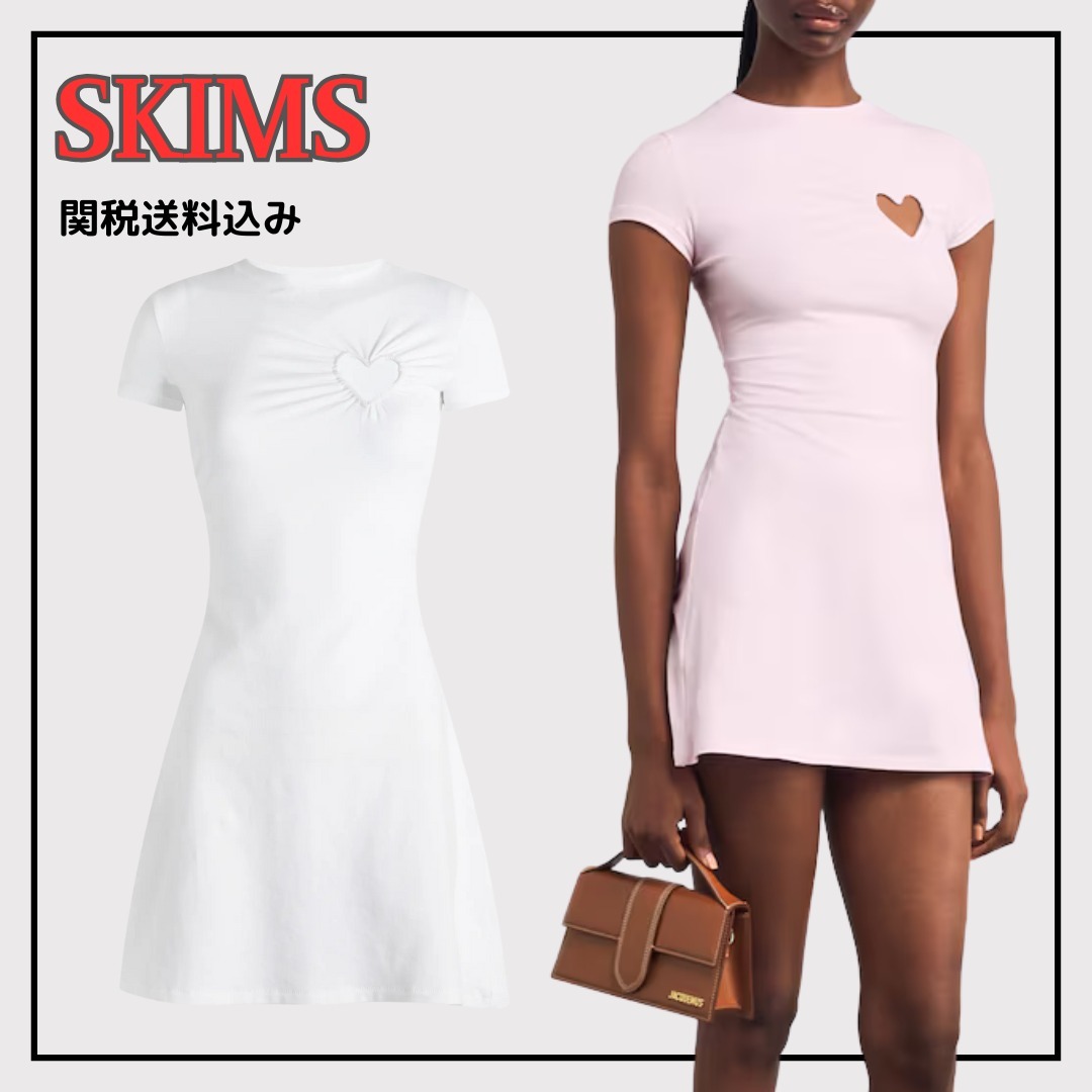 残りわずか【SKIMS】BLACKPINK ロゼ着用 ハートミニドレス