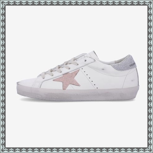 ★Golden Goose★ Superstar Suede Star Silvertab Sneakers Whi