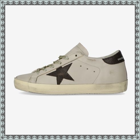 ★Golden Goose★ Superstar Sneakers Grey Black Plum GWF00101