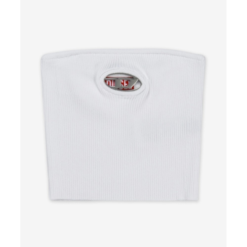 ■DIESEL■ M Clarksville Knit Top White A130190DLAX100 A1301