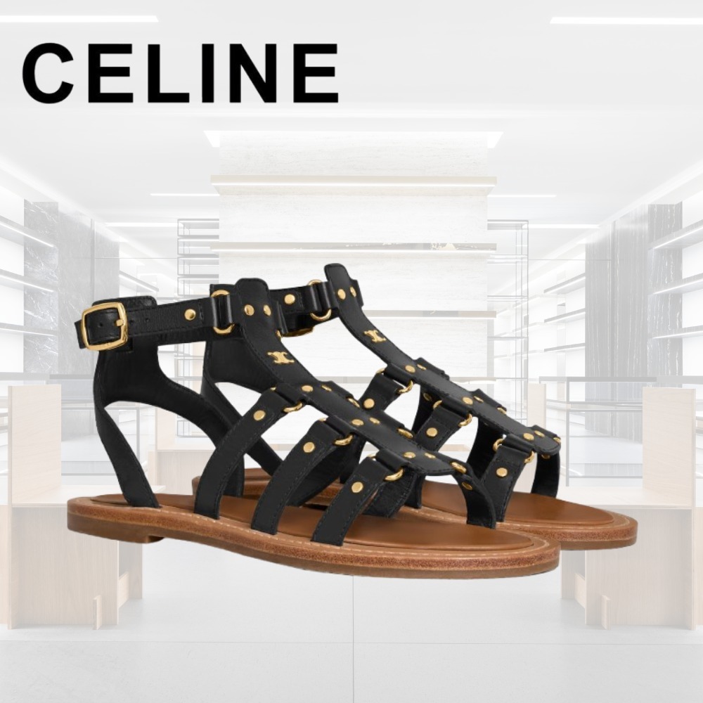 海外限定 CELINE サンダル リンピア グラディエータ トリオンフ